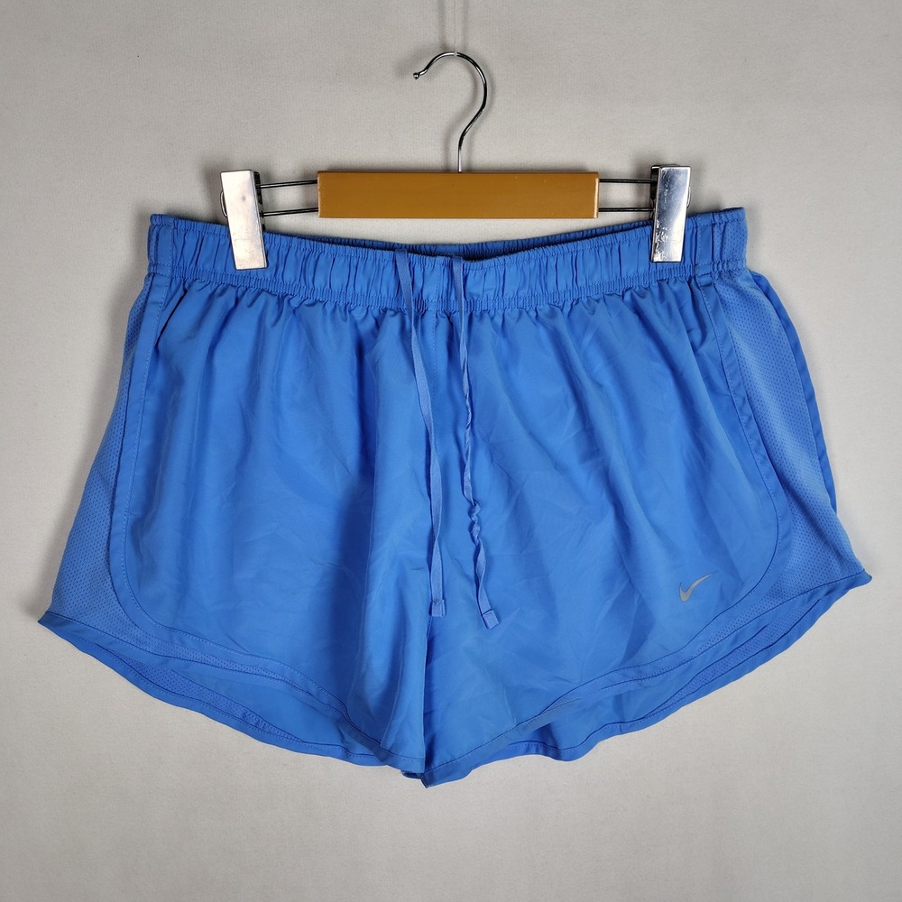 Nike Dri-FIT Running Shorts Blue Mesh Inset Athletic XL
